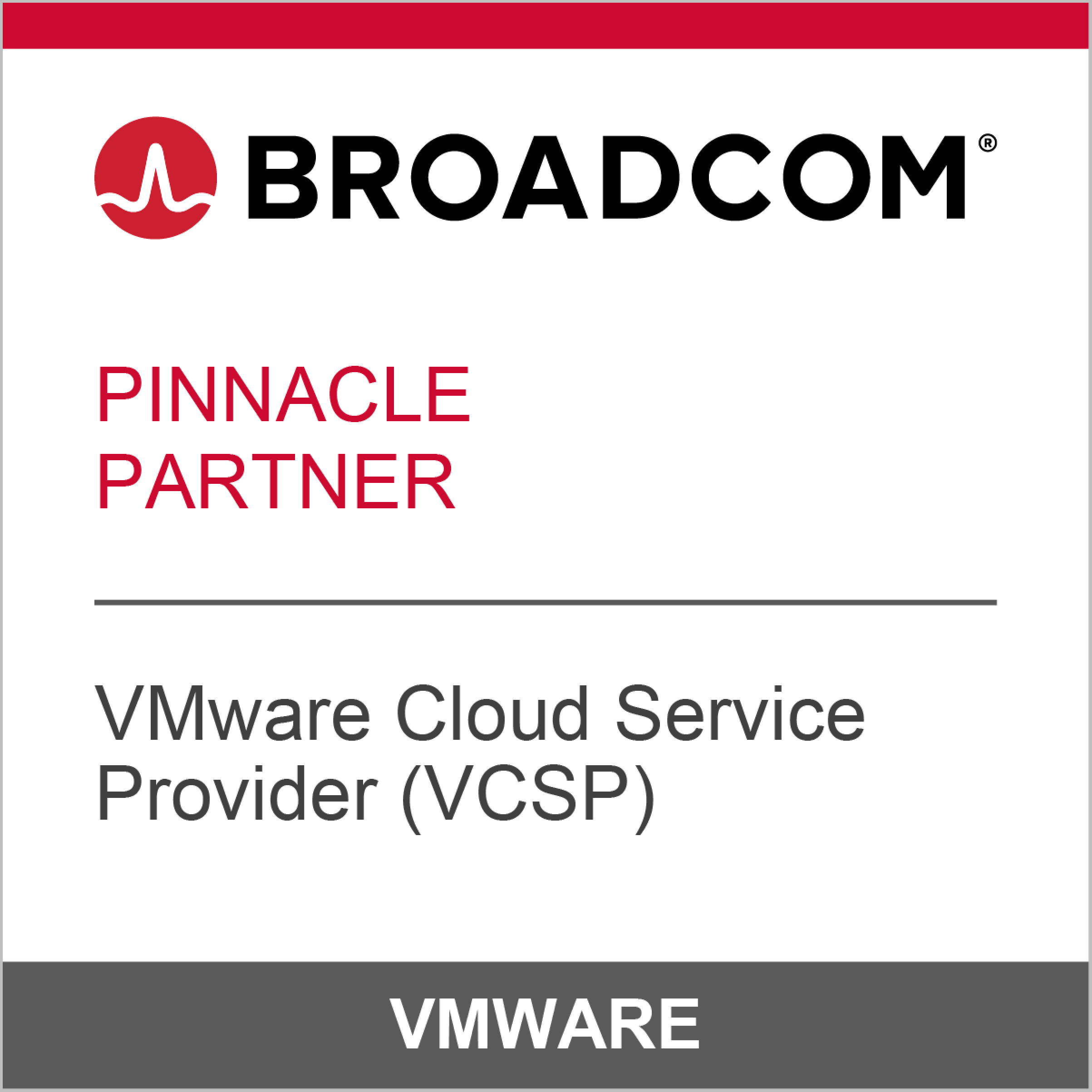 Broadcom Pinnacle Partner - VMware Cloud Service Provider (VCSP)
